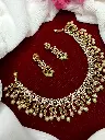 Drop shape Cz necklace N0001