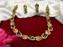 Green Stone Devi Necklace N0013