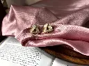 White Triangle stud S0004
