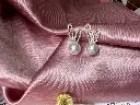 Bunny Ear Pearl Stud S0008