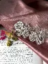 Metel Flower With Pearl S0012