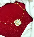 Sea Blue Invisible Necklace N0018