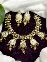 Meenakari Flower Coin Necklace N0030
