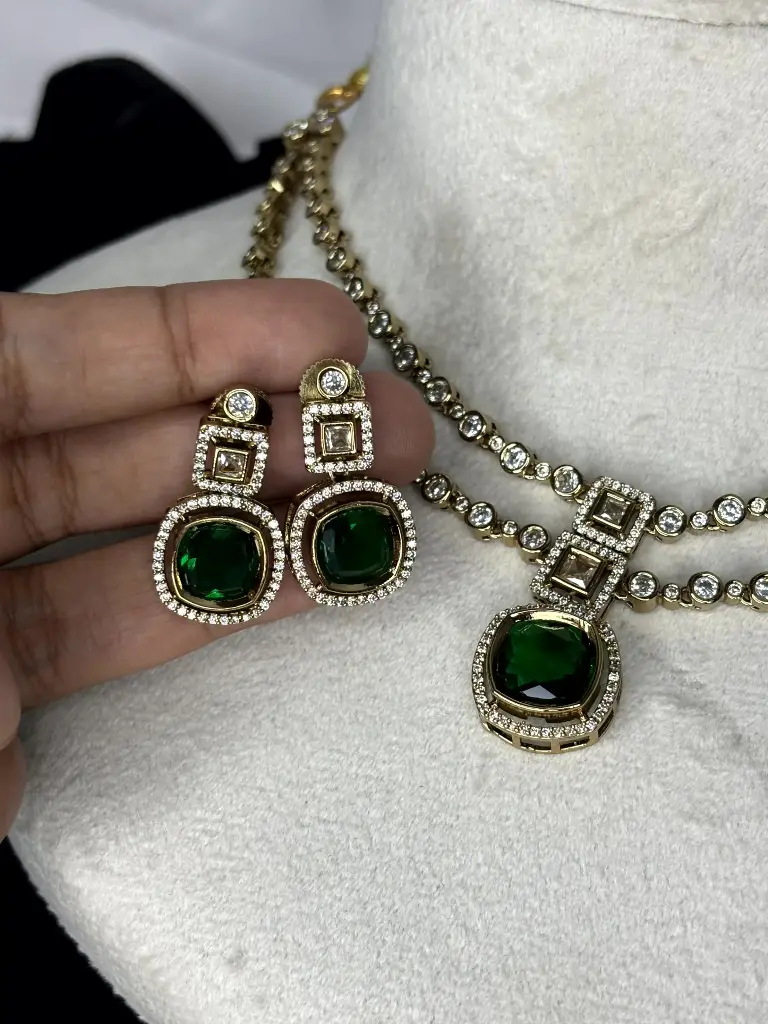 Layered Diamond Necklace N0041