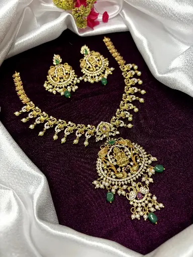 Maha Lakshmi Stone Neclace N0014
