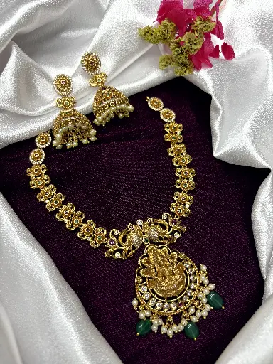 [Drop shape Cz necklace] Drop shape Cz necklace N0001