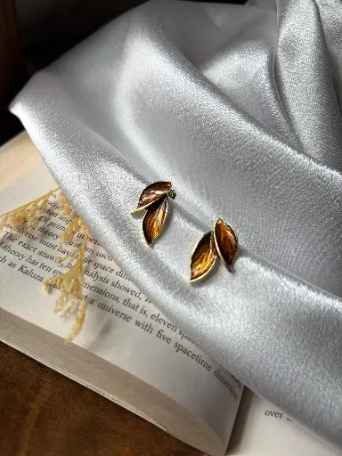 Twin Brown Leaf S0024