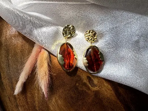 Vintage Hammered Earring S0034
