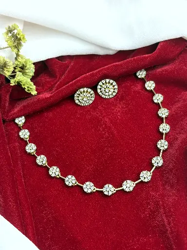 Minimal Stone Necklace N0053