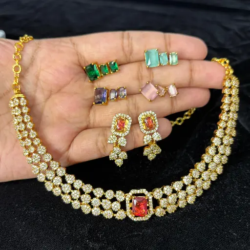 Stone changeable necklace
